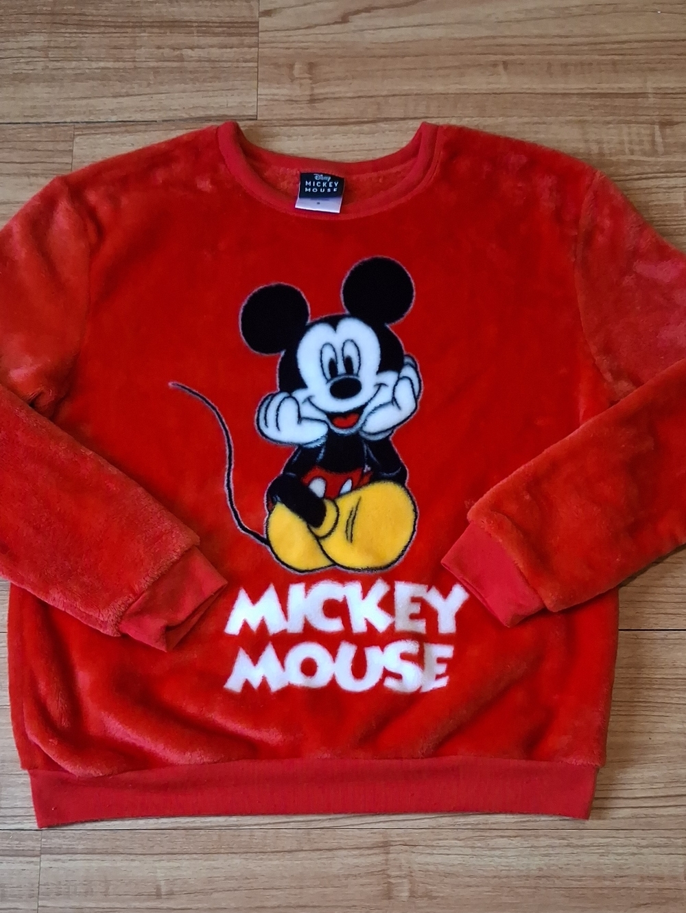 Disney Mickey Mouse Plush Crewneck Sweatshirt